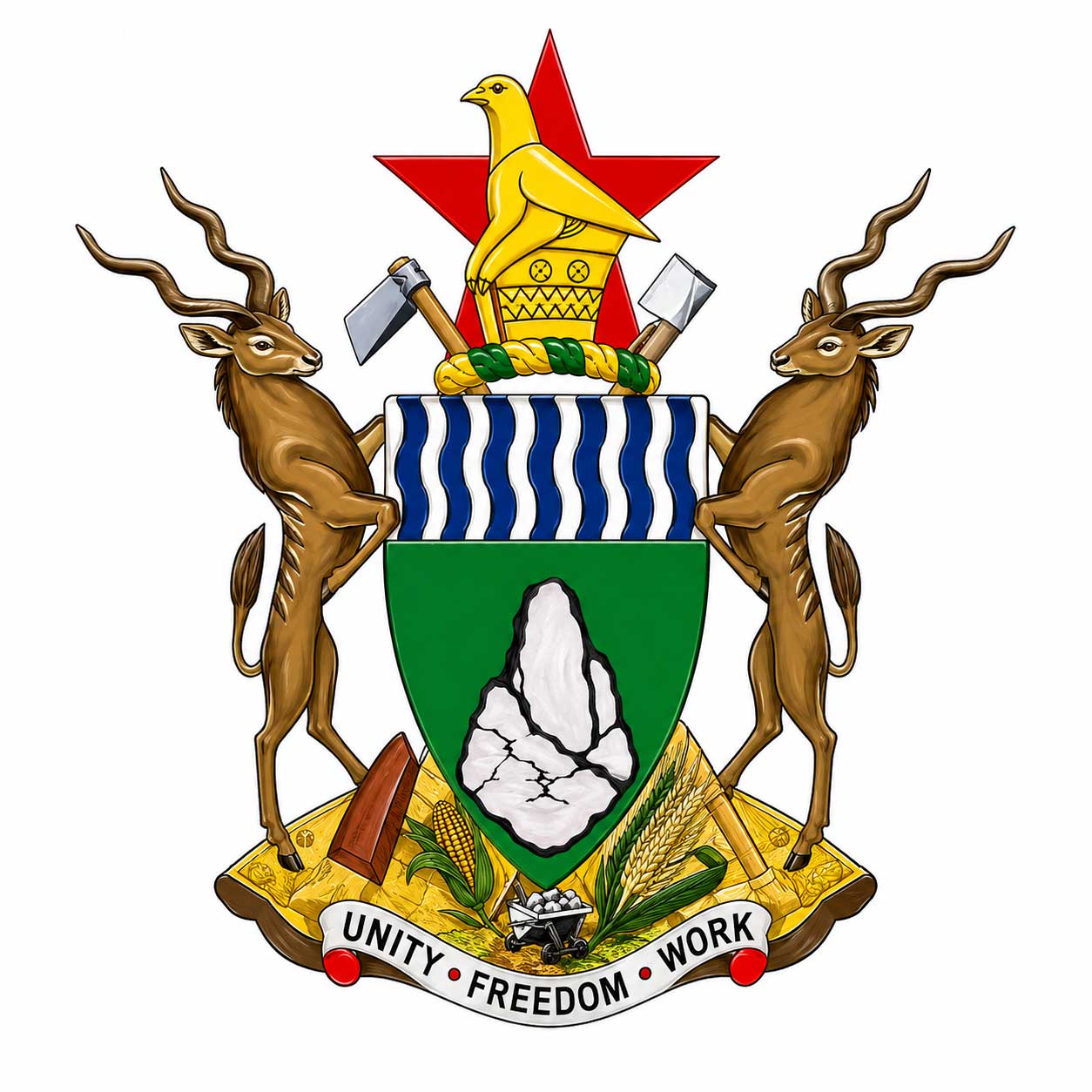 Zimbabwe national coat of arms